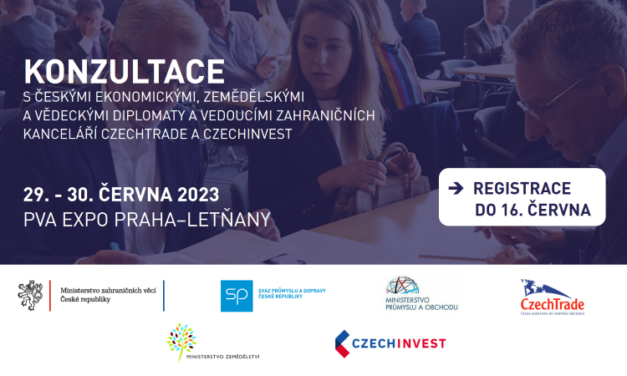 KONZULTACE S EKONOMICKÝMI DIPLOMATY A VEDOUCÍMI ZAHRANIČNÍCH KANCELÁŘÍ CZECHTRADE A CZECHINVEST